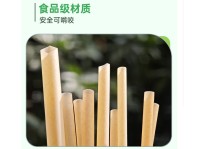 Biodegradable and Eco-Friendly Sugarcane Pulp Straws Individually Wrapped PLA-Free