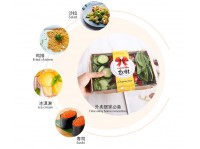 Eco-Friendly Transparent Lid Kraft Paper Box Salad Box Sushi Square Bento