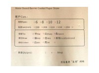 環保可再漿水性塗層紙飲管 符合政府環保條例